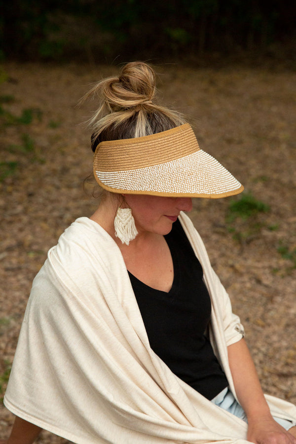 women's straw visor Canada