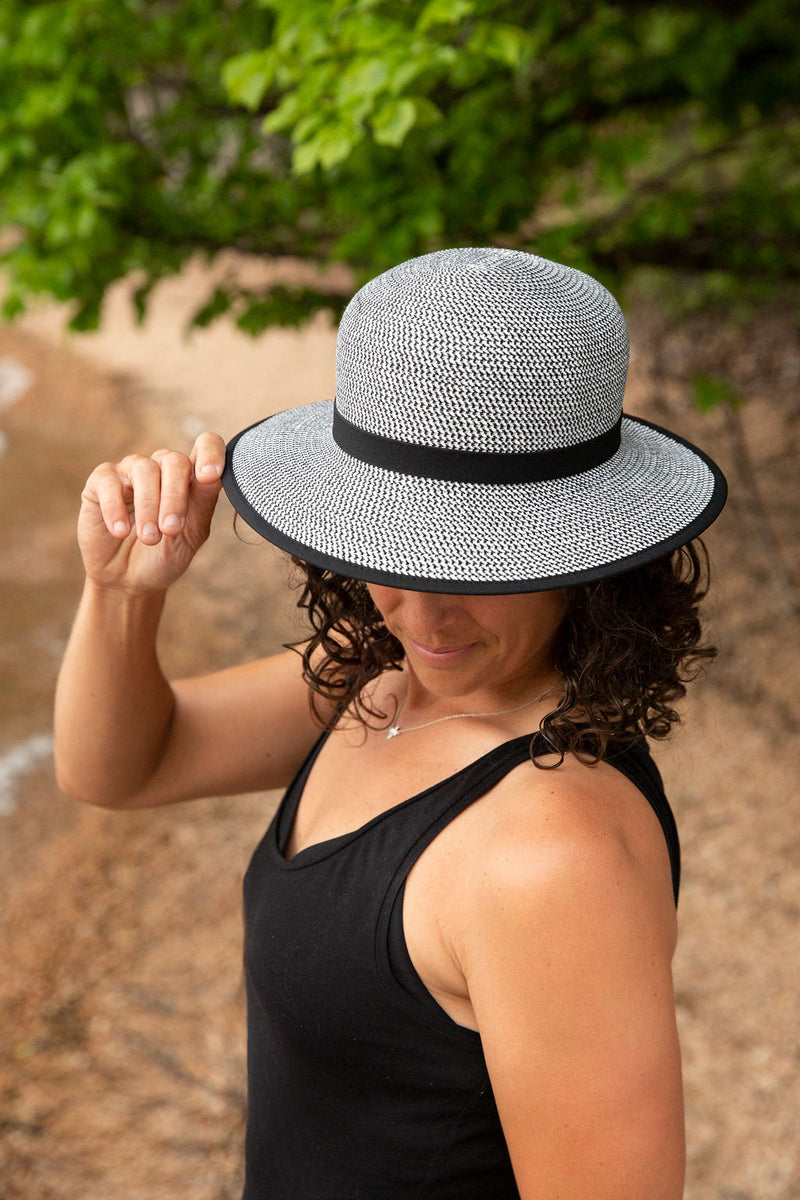 straw sun hat for women made in Canada
