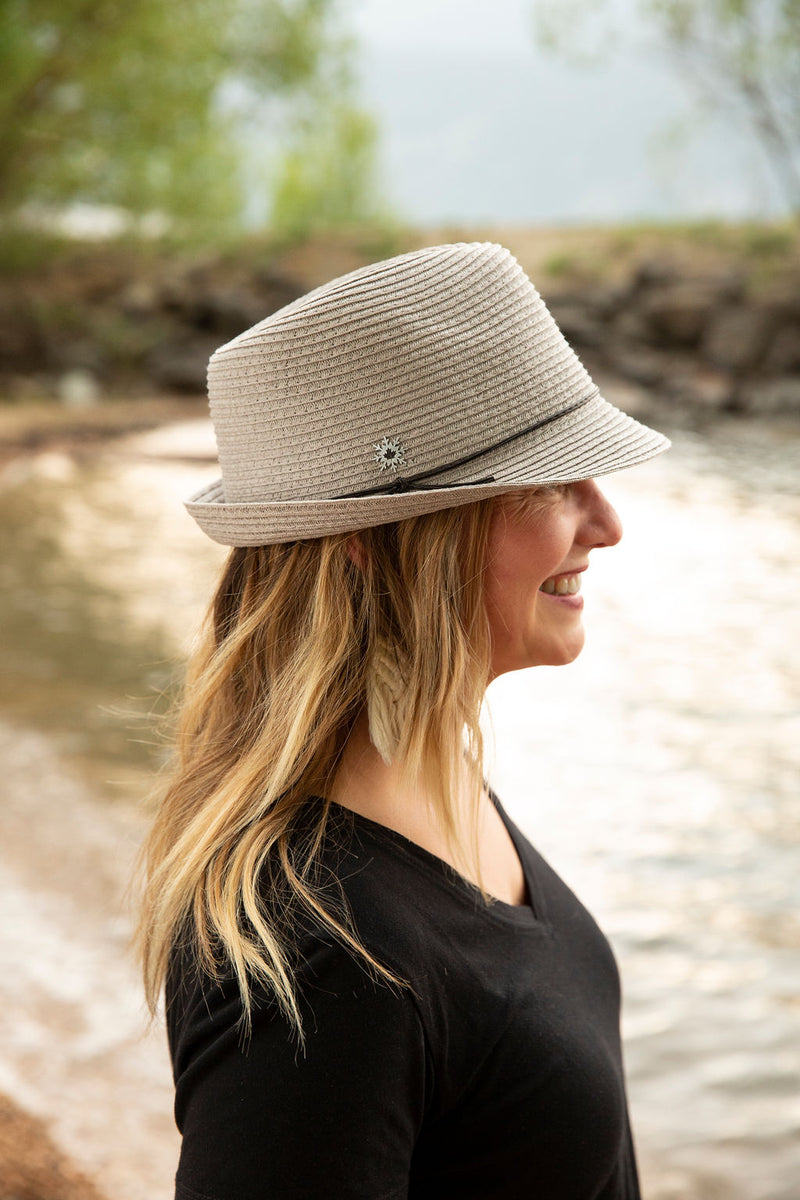 straw fedora for women, Canadian company