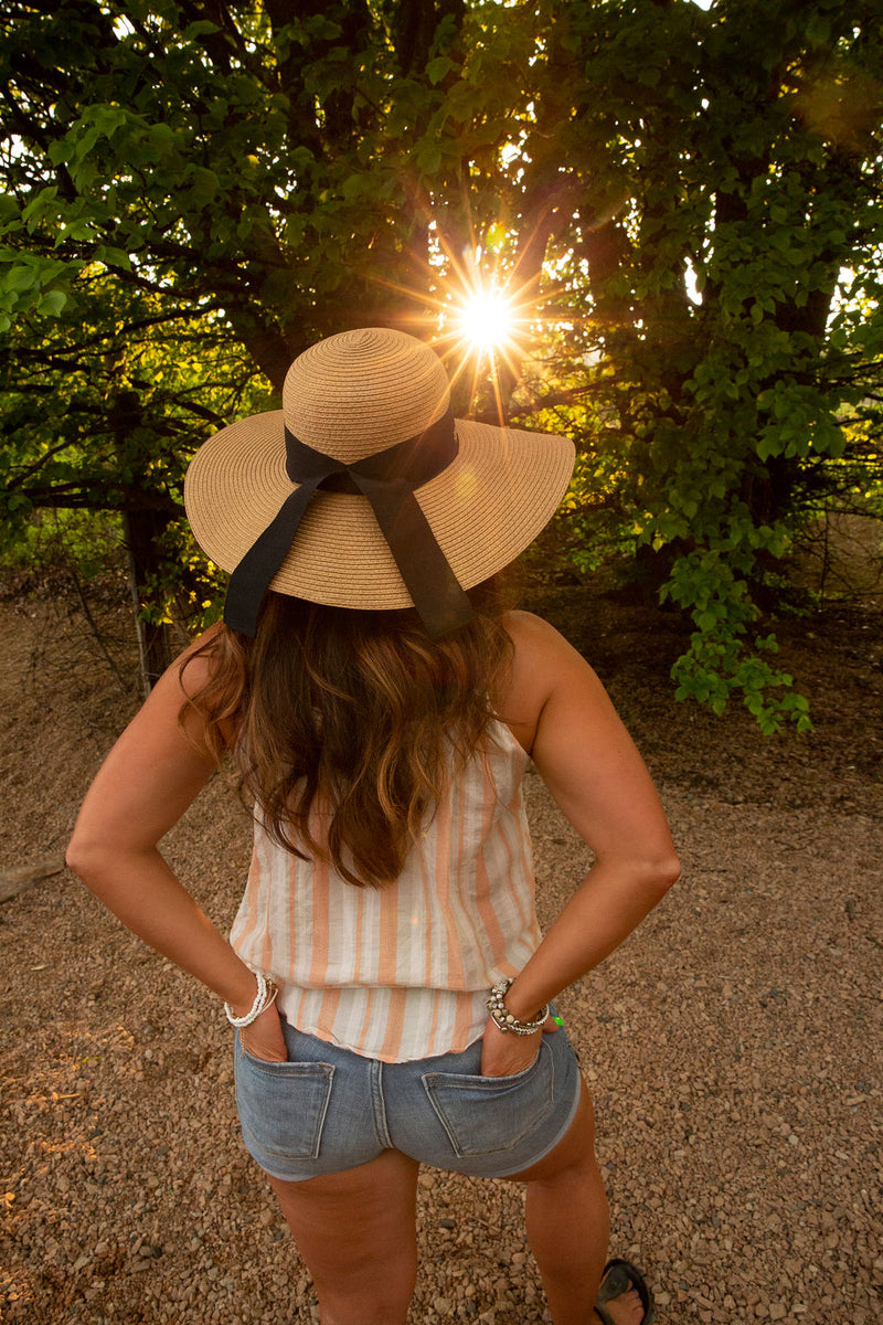 wide-brimmed sun hat for women designed in Canada