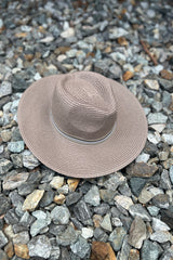 wide brim straw fedora for ladies Canada