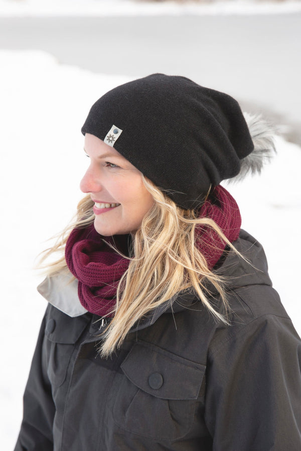 Pom Pom toque made in Canada