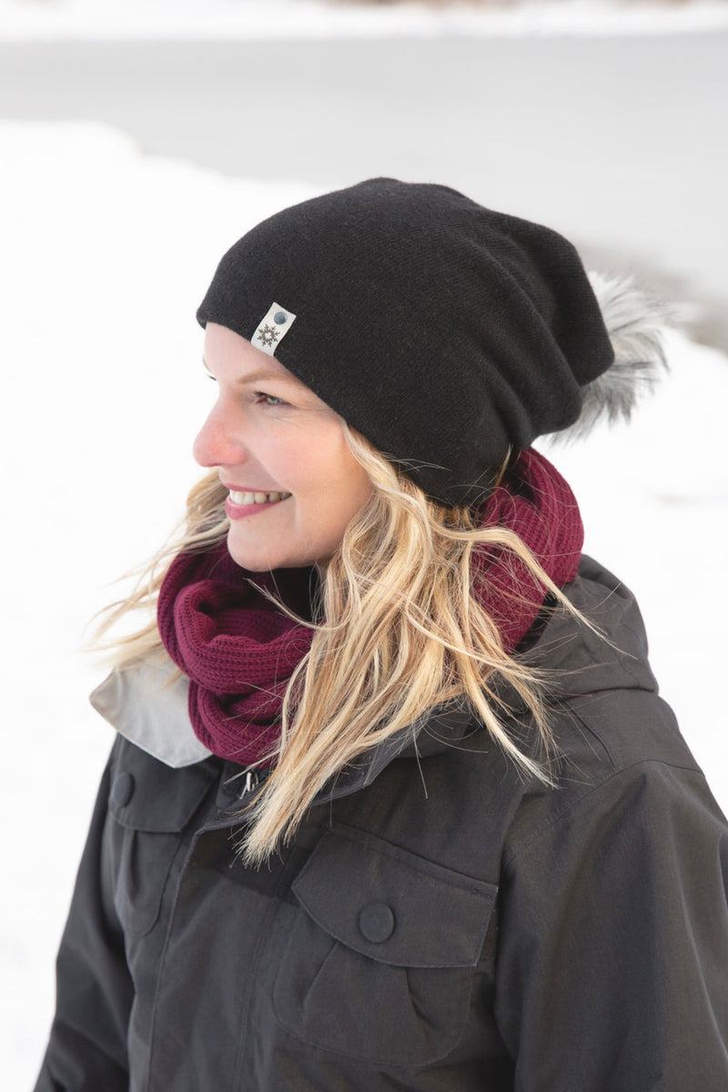 Pom Pom toque made in Canada