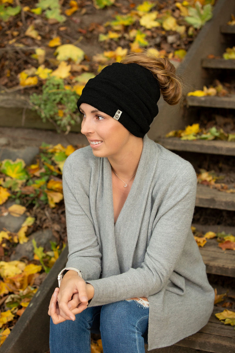 Cashmere Merino hat for women Canadian Company
