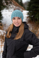merino wool toque for women hand knit in Canada