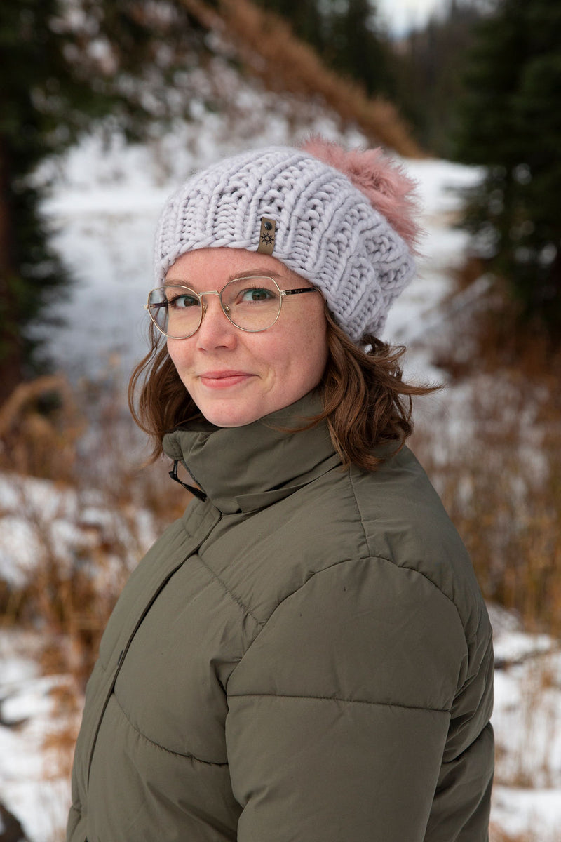 Women's Chunky Hand Knit Merino Toque made in Canada