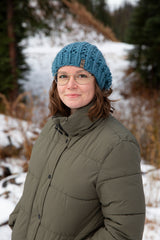 Slouchy Hand Knit Merino Toque made in Canada