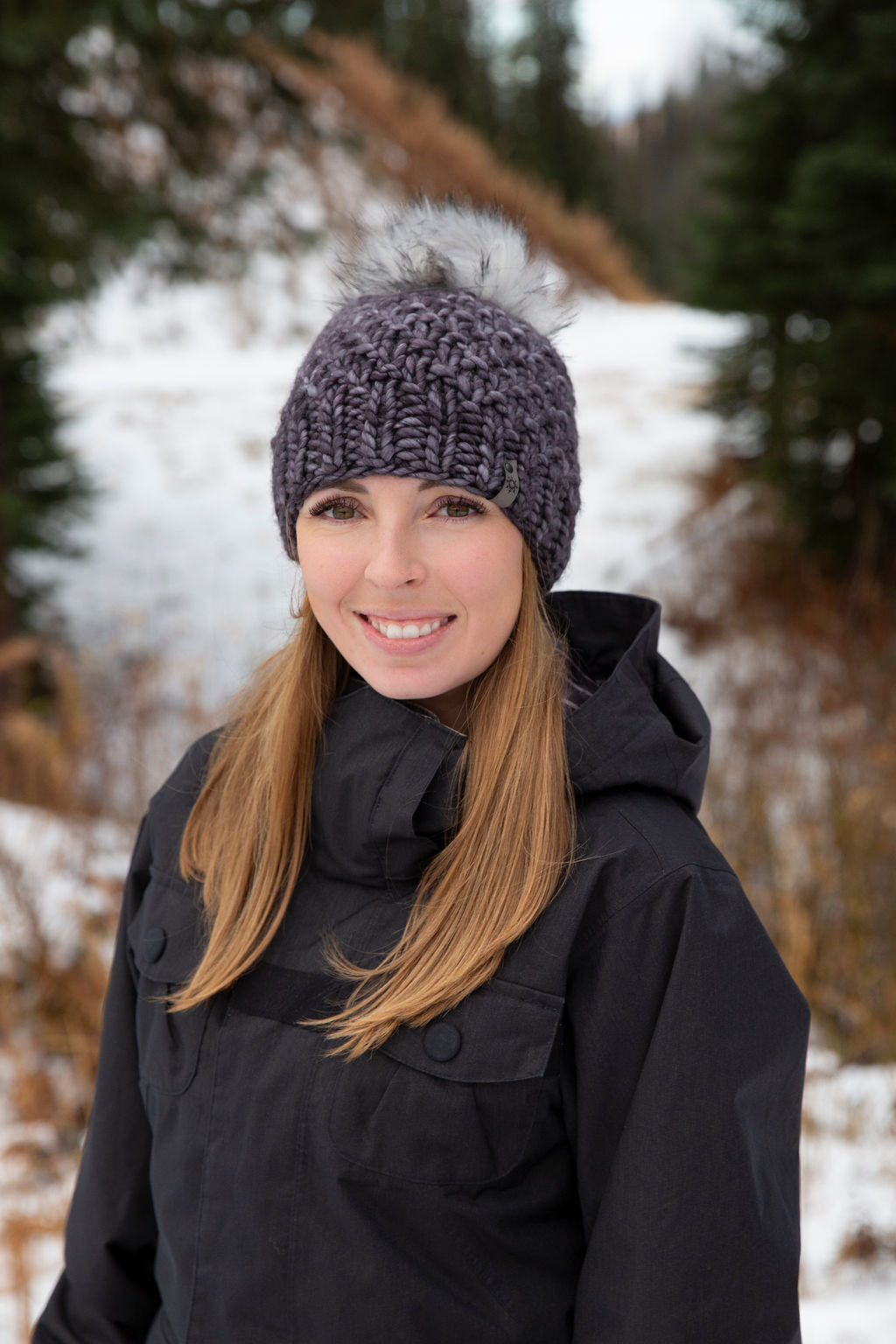 The Spectrum Toque Hand Knit Merino Toque Canadian Frost Canadian Frost