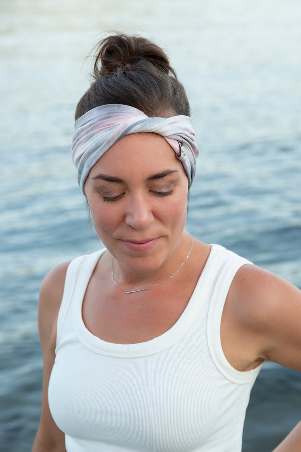 twisted headband made in Canada bamboo headwrap