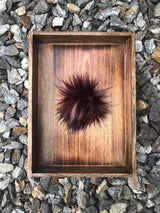Faux Fur Pom Pom ~ Not removable