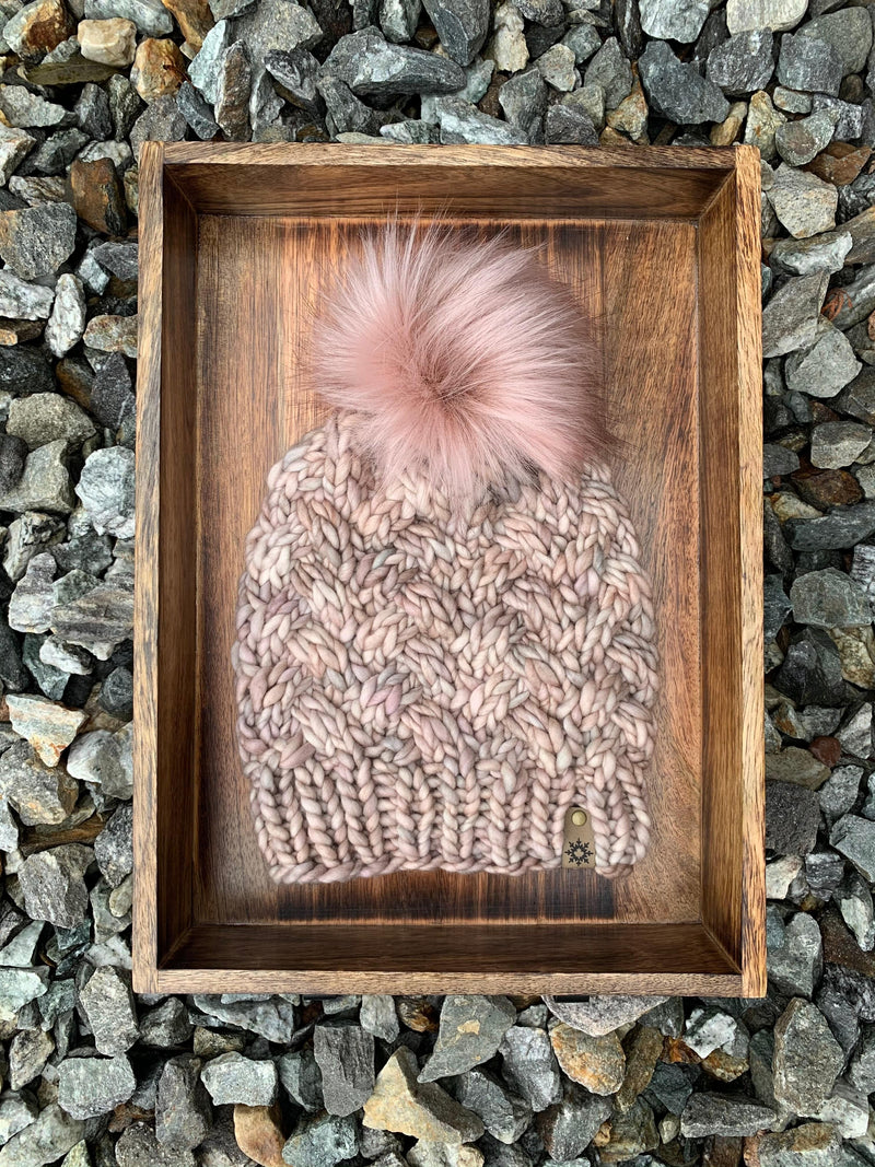 merino beanie chunky knit made in Canada