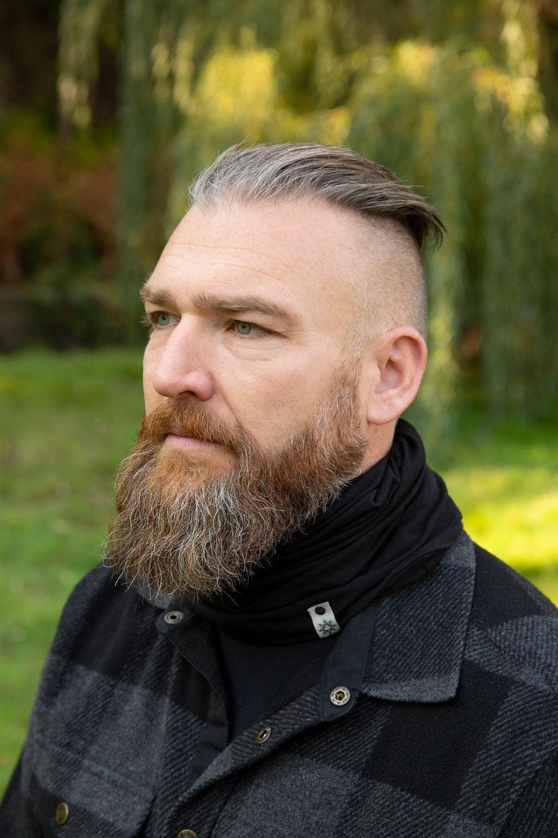 bamboo neck warmer for men made in Canada