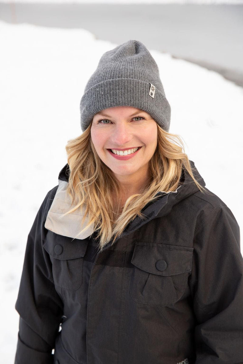 cashmere and merino toque made in Canada
