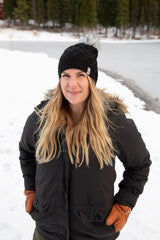 pom pom toque made in Canada