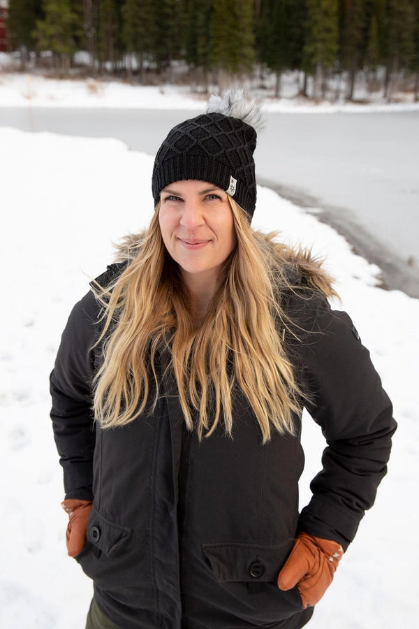 pom pom toque made in Canada