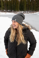 slouchy toque for women made in Canada