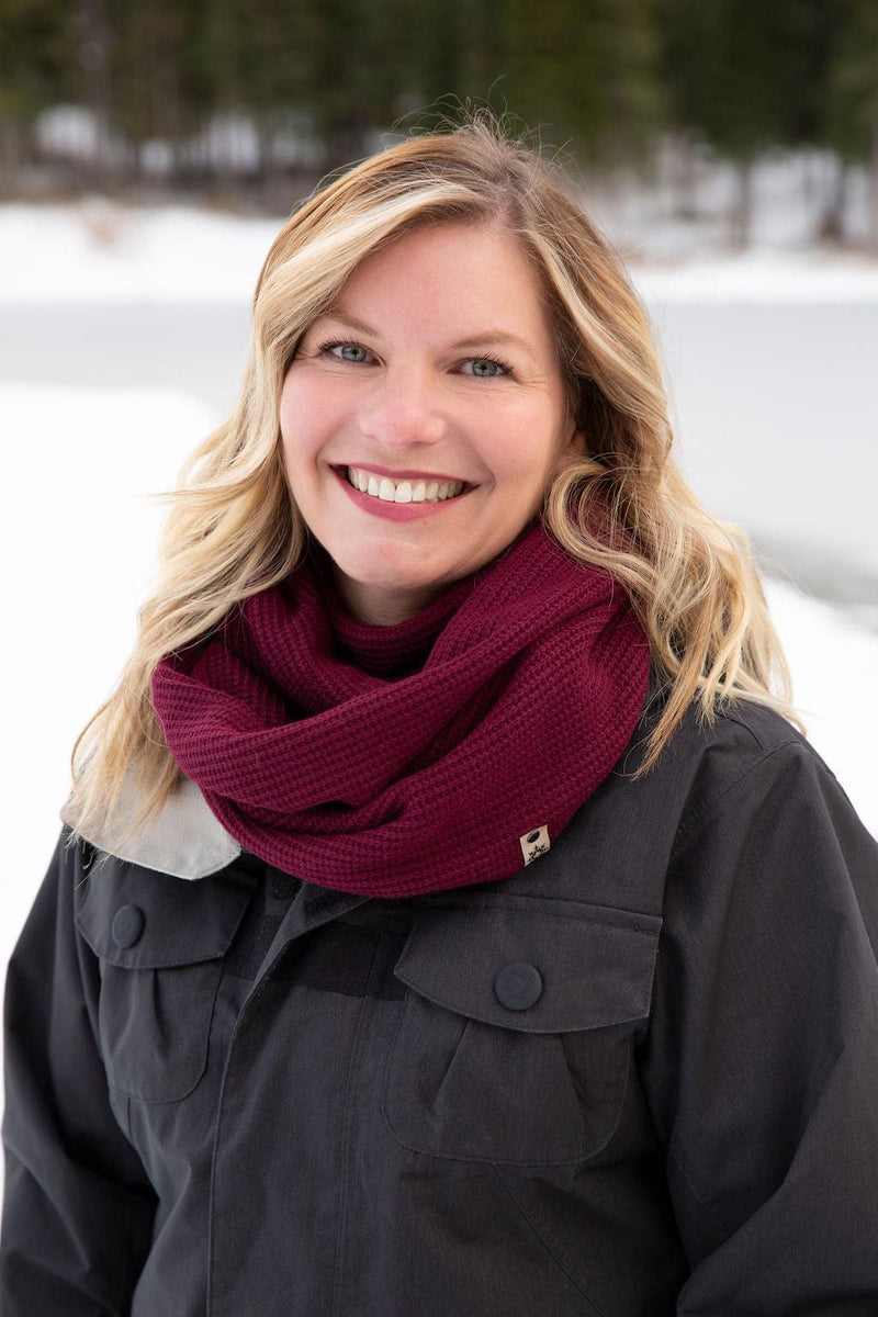 handmade infinity scarf made in Canada