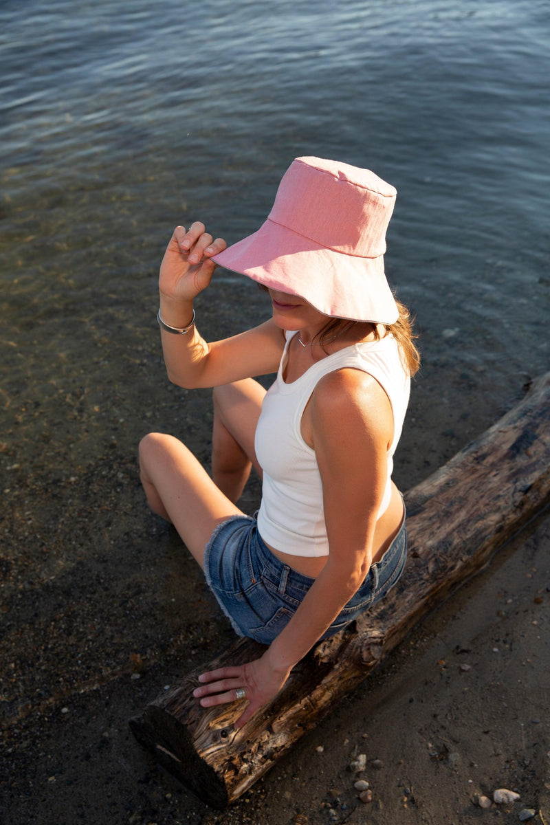 fabric bucket hat for women handmade in Canada