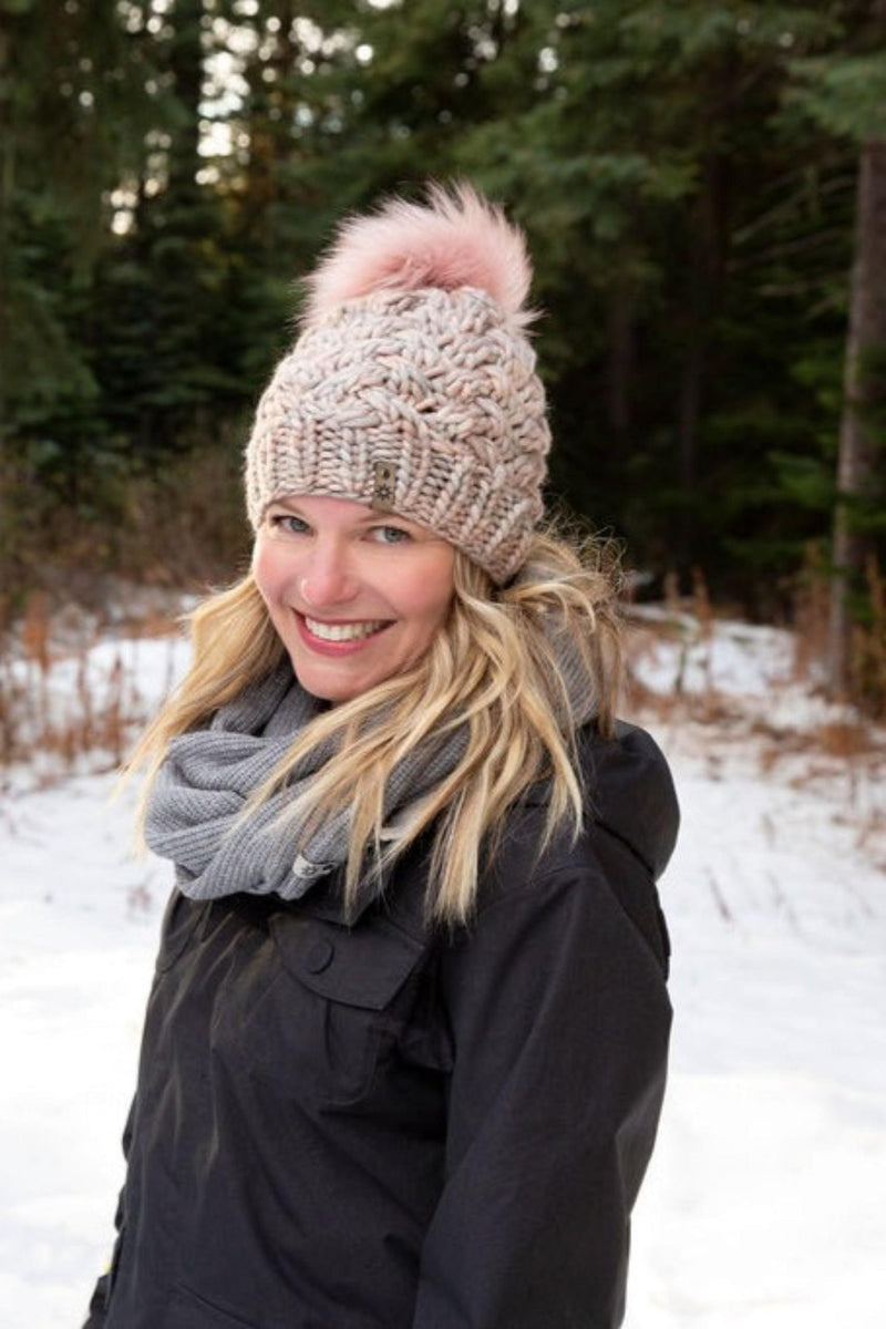 100% merino wool hat for women made in Canada