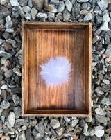 Faux Fur Pom Pom ~ Tie on ~ Handmade